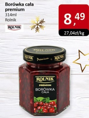 Borówka cała premium 314ml Rolnik promocja w Market Point