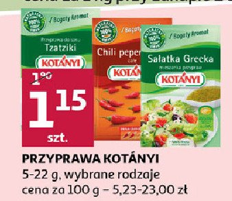 Mieszanka przypraw do sałatki greckiej Kotanyi promocja