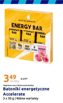 Batoniki energetyczne Accelerate 3 x 30 g | Różne warianty promocja w Action