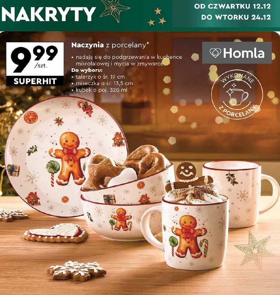 Talerzyk 19 cm Homla promocja w Biedronka