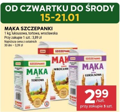 Mąka tortowa promocja w Stokrotka