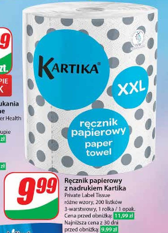 Ręcznik papierowy xxl Kartika promocja