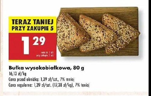 Bułka wysokobiałkowa promocja