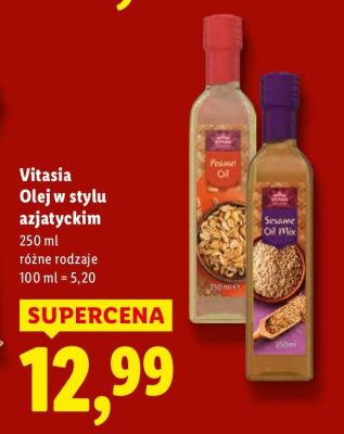 Olej w stylu azjatyckim Vitasia promocja w Lidl