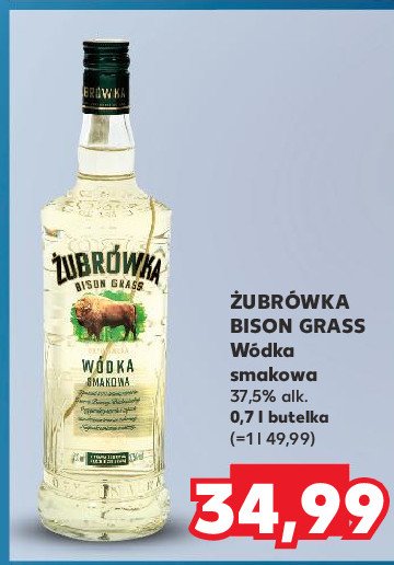 Wódka Żubrówka bison grass promocja