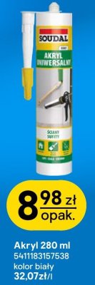 Akryl 280 ml Soudal biały promocja w Castorama