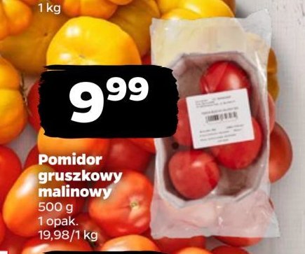 Pomidory gruszkowe promocja