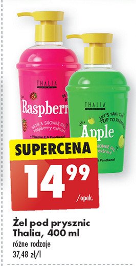 Żel pod prysznic raspberry Thalia promocja