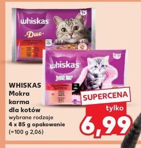 Karma dla kota zestawy klasyczne Whiskas duo promocja