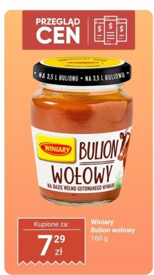 Bulion Winiary wołowy promocja w Biedronka