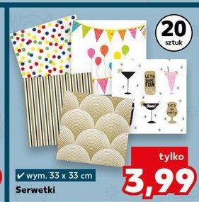 Serwetki dekoracyjne 33 x 33 cm promocja