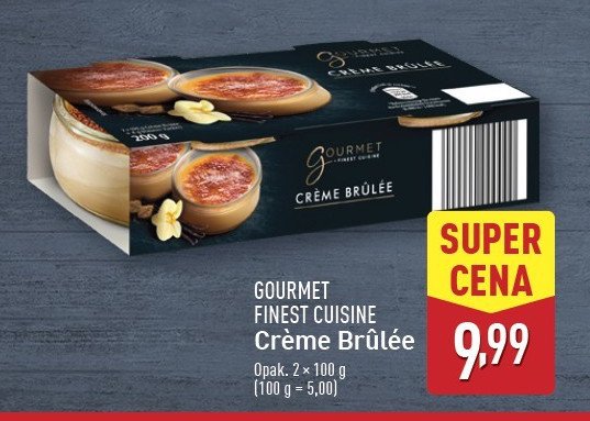 Creme brulee Gourmet finest cuisine promocja