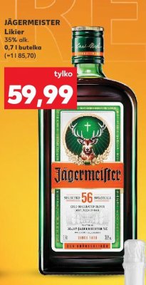 Likier 0,7l Jägermeister promocja
