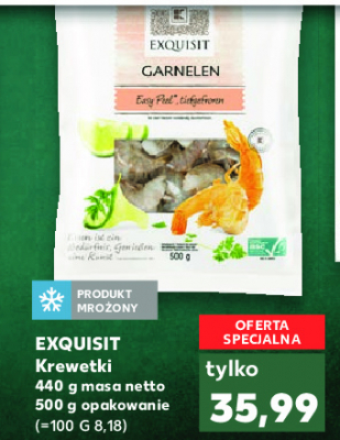 Krewetki Exquisit promocja
