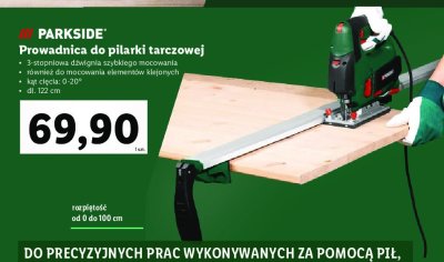 Prowadnica do pilarki tarczowej Parkside promocja