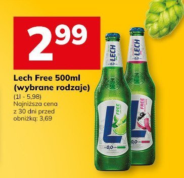 Piwo Lech Free 500ml (wybrane rodzaje) promocja w Hitpol