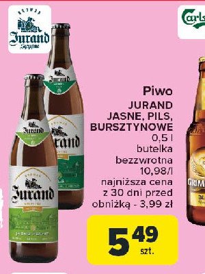 Piwo Jurand pils promocja