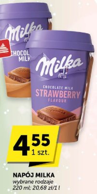 Napój Milka Chocolate Milk Strawberry promocja w Groszek