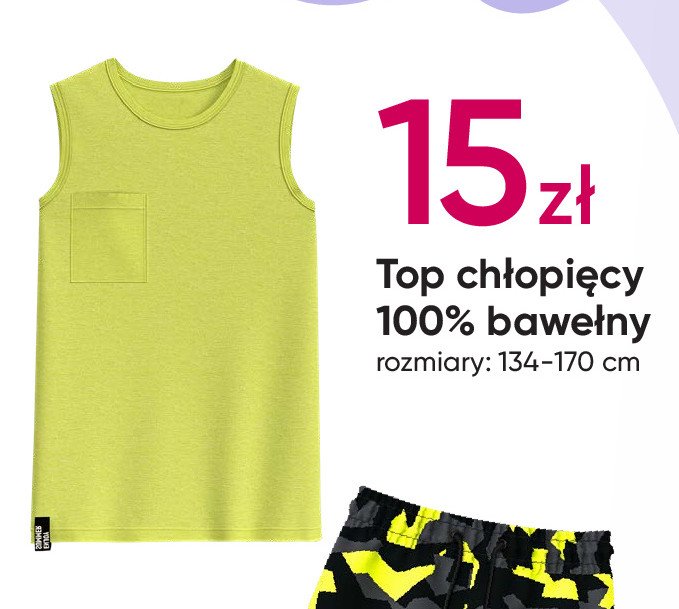 Top chłopięcy 134-170 cm promocja