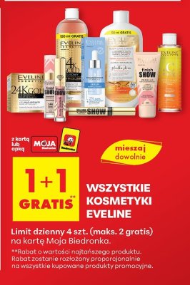 Kosmetyki Eveline - wszystkie rodzaje promocja w Biedronka