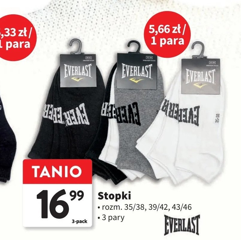 Stopki damskie Everlast promocja