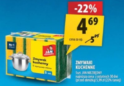 Zmywaki kuchenne szt. Jan niezbędny promocja w Arhelan