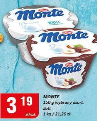 Serek Monte promocja w Chorten