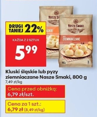 Pyzy ziemniaczane promocja w Biedronka