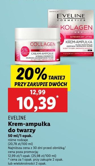 Krem-ampułka EVELINE COLLAGEN promocja