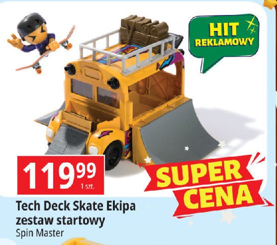 Zestaw startowy skate ekipa TECH DECK promocja w Leclerc