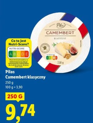 Ser Pilos Camembert klasyczny promocja w Lidl
