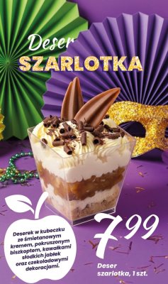 Deser szarlotka 1 szt. promocja w Twój Market