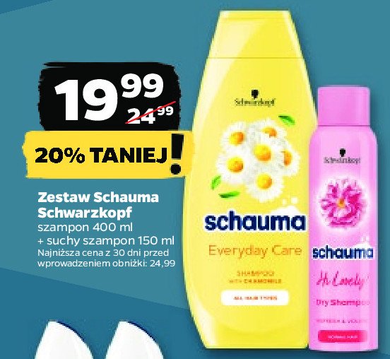 Suchy szampon do włosów Schauma my darling dry shampoo promocja