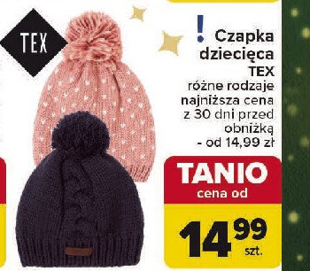 Czapka dziecięca Tex promocja