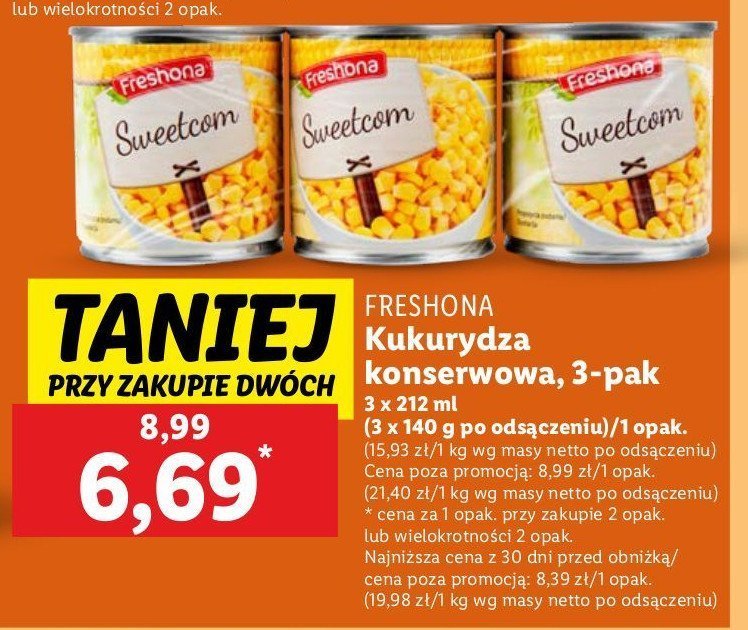 Kukurydza Freshona promocja