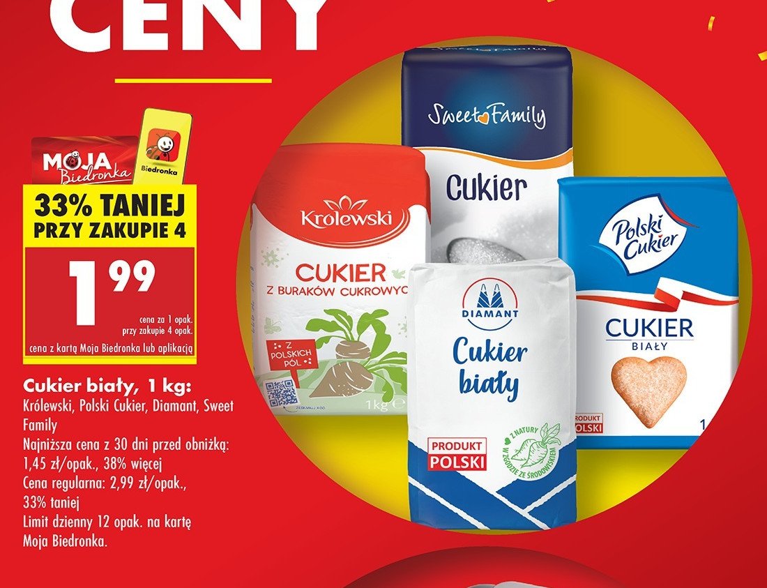 Cukier Polski cukier promocja w Biedronka