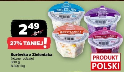 Surówka, różne rodzaje promocja w Netto