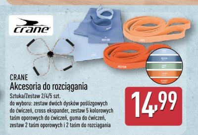 CRANE Akcesoria do rozciągania - zestaw dwóch dysków poślizgowych do ćwiczeń promocja w Aldi