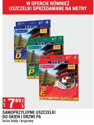 SAMOPRZYLEPNE USZCZELKI DO OKIEN I DRZWI P6 promocja w Merkury Market