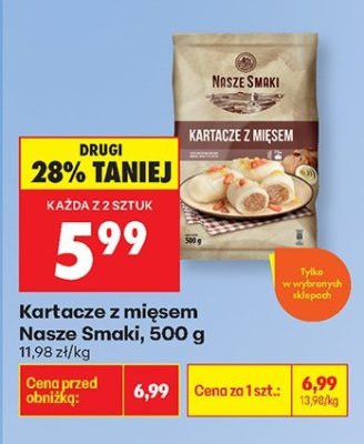 Kartacze z mięsem  promocja w Biedronka