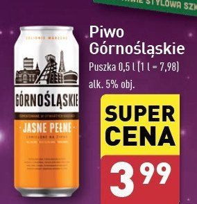 Piwo Górnośląskie jasne pełne promocja