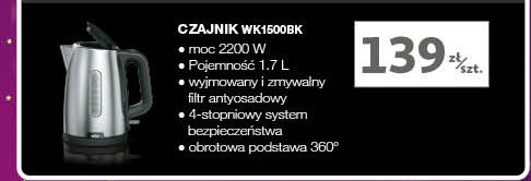 Czajnik wk1500bk Braun promocja