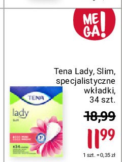 Wkładki mini magic Tena lady slim promocje