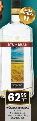 Wódka Stumbras 40% vol. promocja w Twój Market