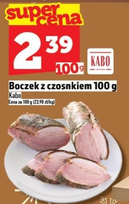 Boczek z czosnkiem Kabo promocja w TOPAZ