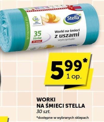 Worki na śmieci Stella promocja w Groszek