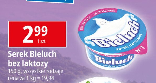 Serek naturalny Bieluch promocja