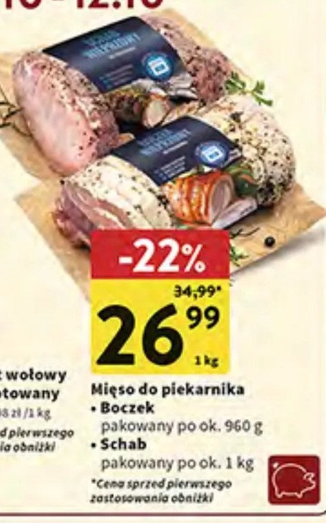 Schab wieprzowy do piekarnika promocja