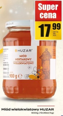 Miód wielokwiatowy HUZAR promocja w Supeco