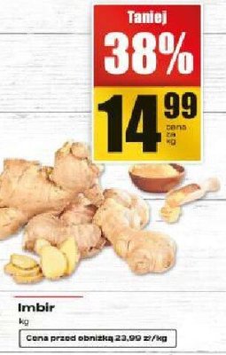 Imbir promocja w Supeco